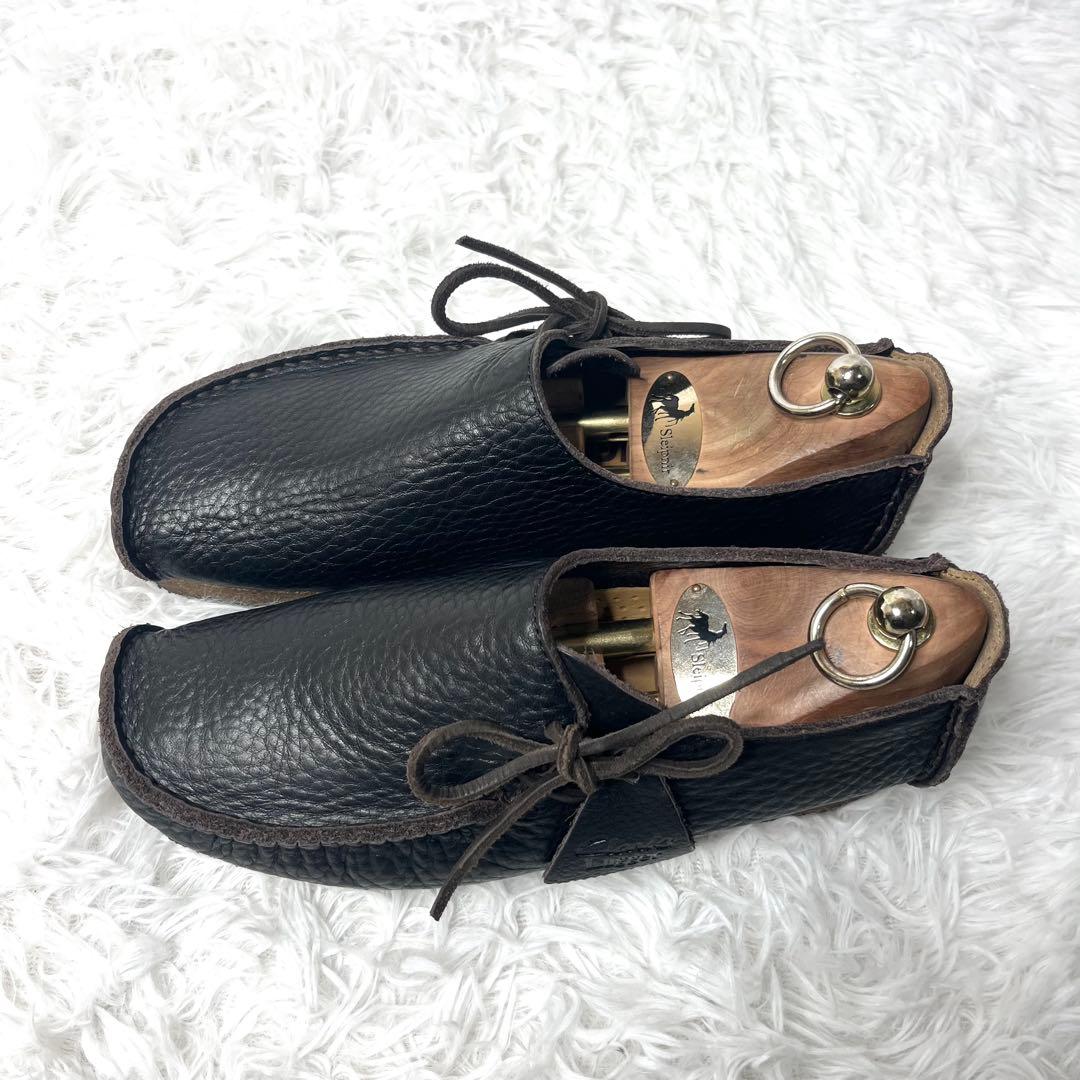 【極美品】 短時間着用 クラークス ラガー モカシンシューズ 25.5cm 茶色