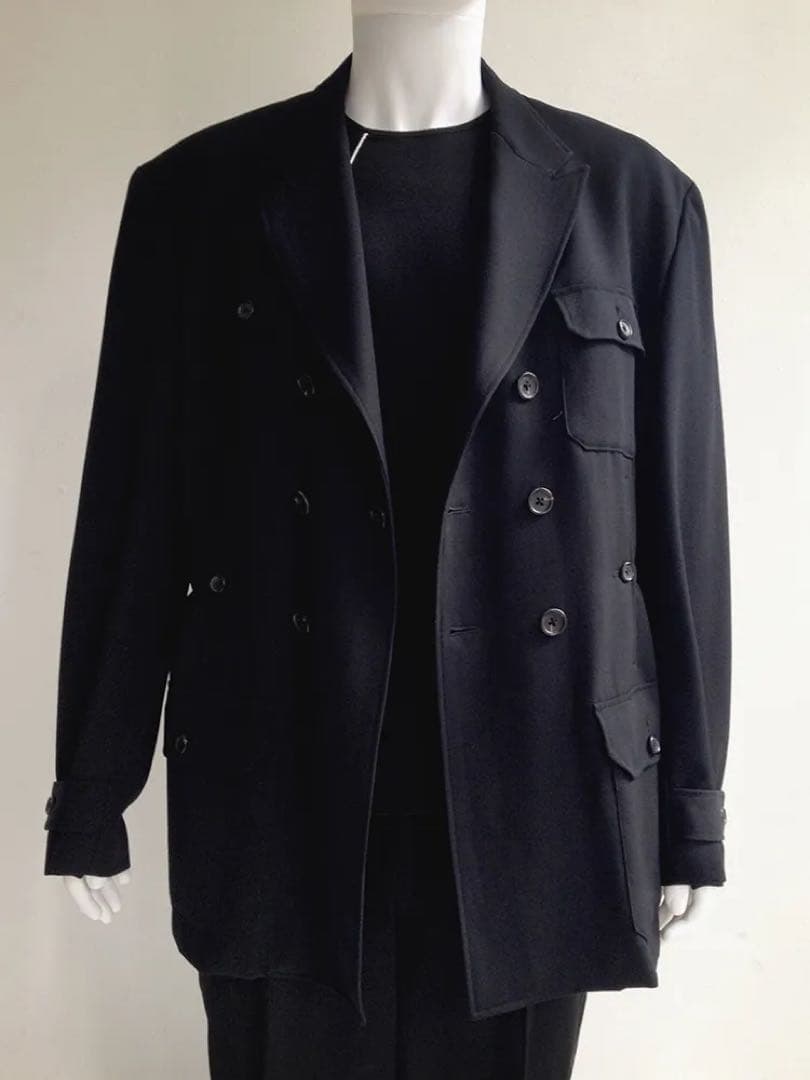 Y’s for men ウール　ハーフコート　カバーオール