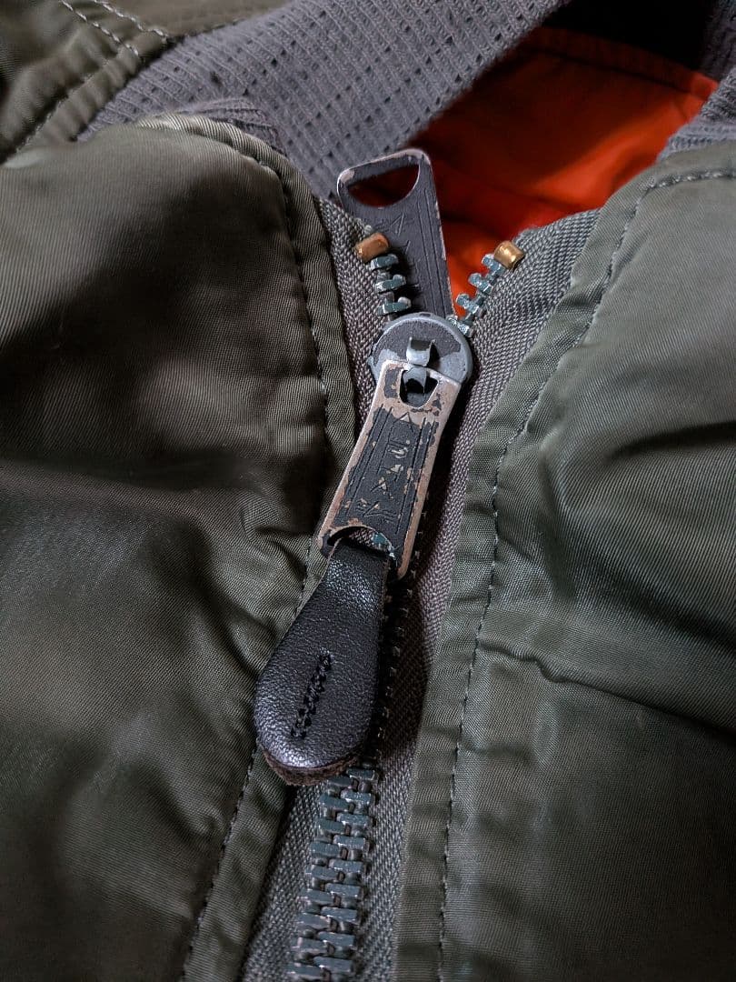 USA製 90's ALPHA MA-1 flight jacket