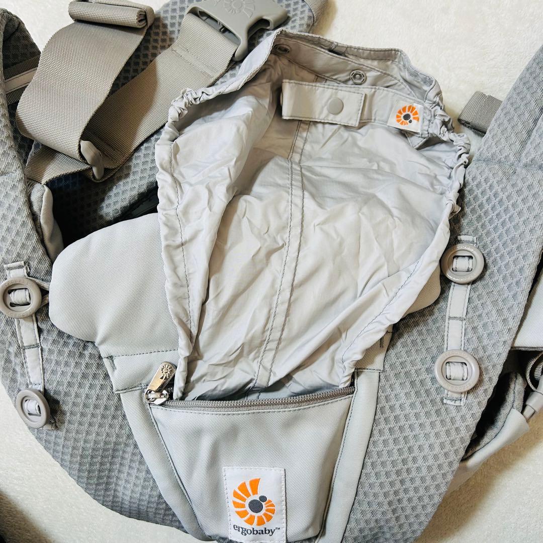【新品同様⭐︎】エルゴベビー ErgoBaby オムニブリーズ　パールグレー