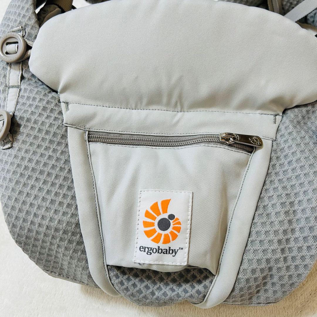 【新品同様⭐︎】エルゴベビー ErgoBaby オムニブリーズ　パールグレー