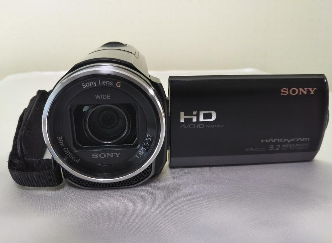 【動作確認済み】SONY HDR-CX535⭐️ブラック⭐️ビデオカメラ