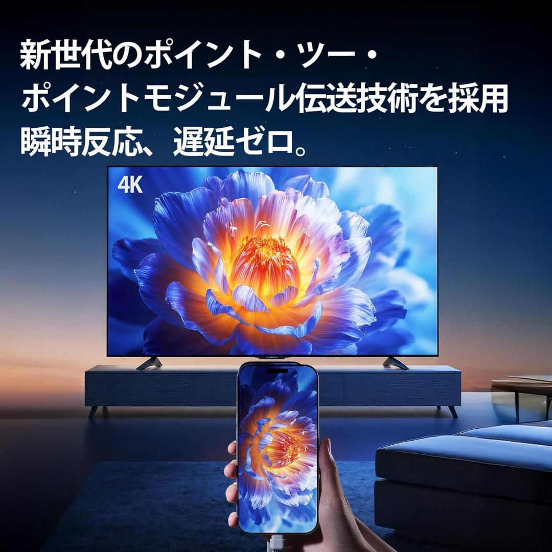 llano ワイヤレス HDMI 無線送受信機セット 4K対応 新品未使用