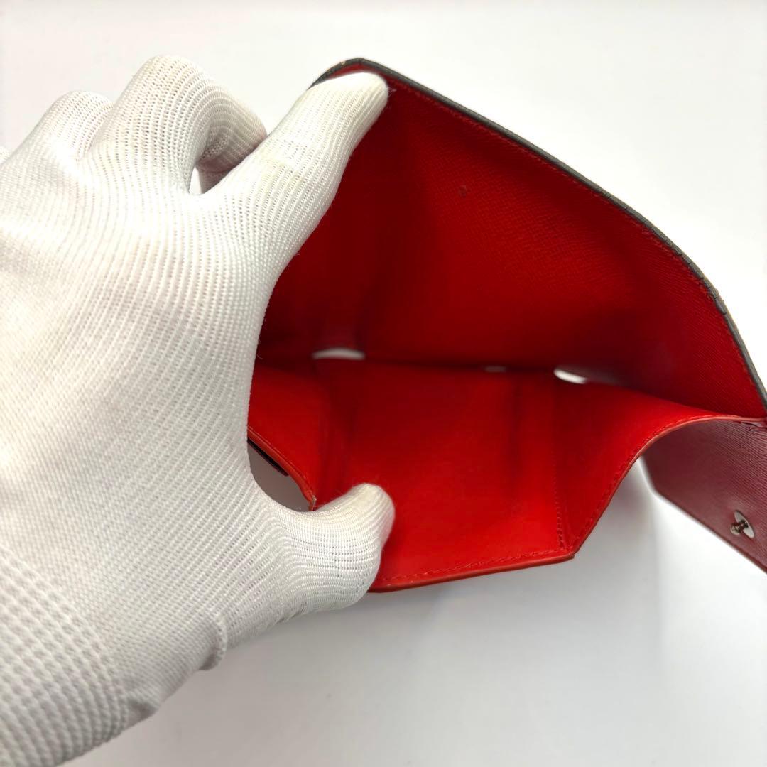 希少 正規品 ルイヴィトン ヴィクトリーヌ エスカル 折り財布 ピンク ルージュ