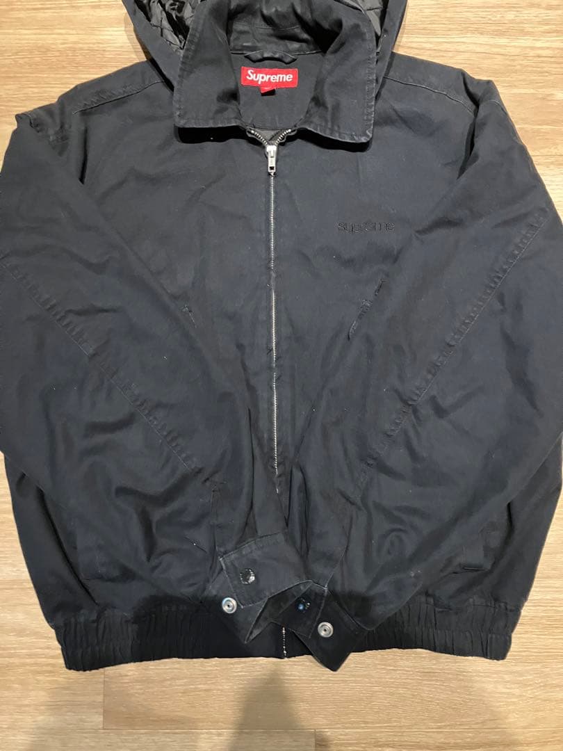ジャケット・アウター supreme Hooded Utility Jacket Black S