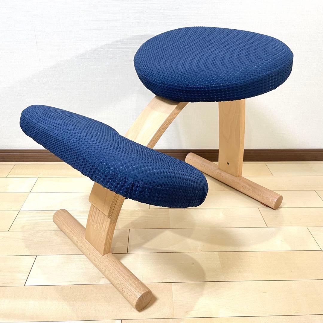 バランスチェア バランスイージー ネイビー 中古美品
