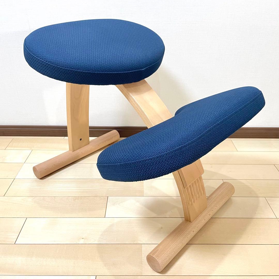 バランスチェア バランスイージー ネイビー 中古美品