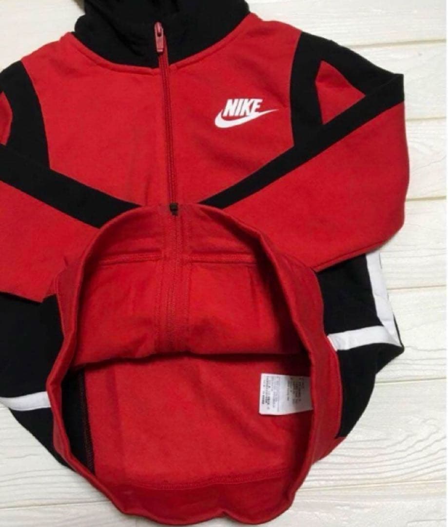 新品★ナイキジュニアスウェット ボーイズ ナイキセットアップ裏起毛★150
