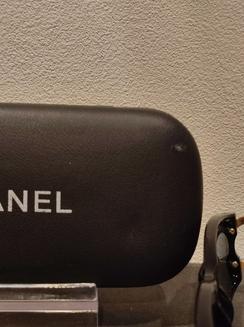 CHANEL シャネル サングラス ココマーク 金具 ケース付 イタリア製