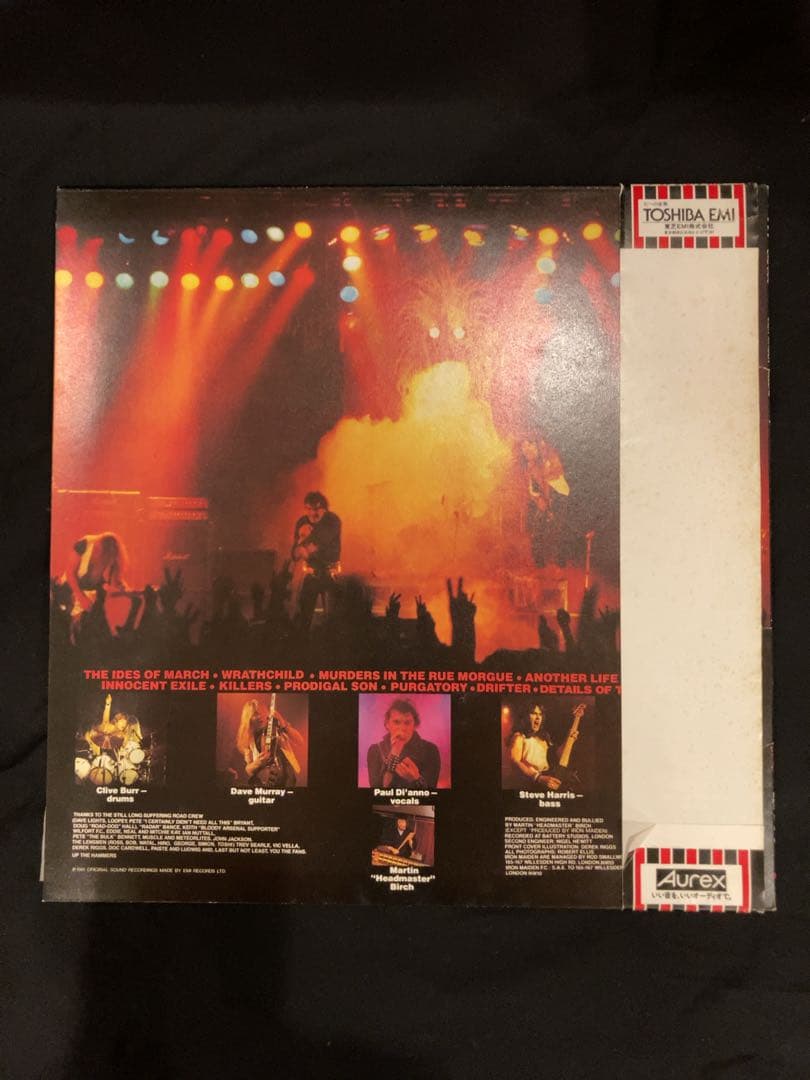 【希少品】初回プレス版 アイアンメイデン　 Killers キラーズ　ポスター付