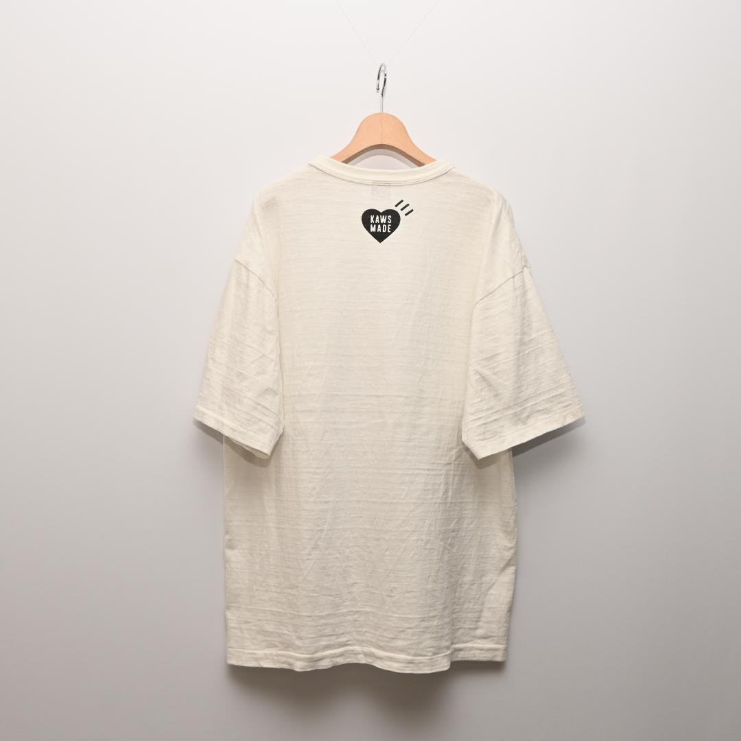も*様 HUMAN MADE × KAWS 半袖 カモフラ ロゴ Tシャツ 2X