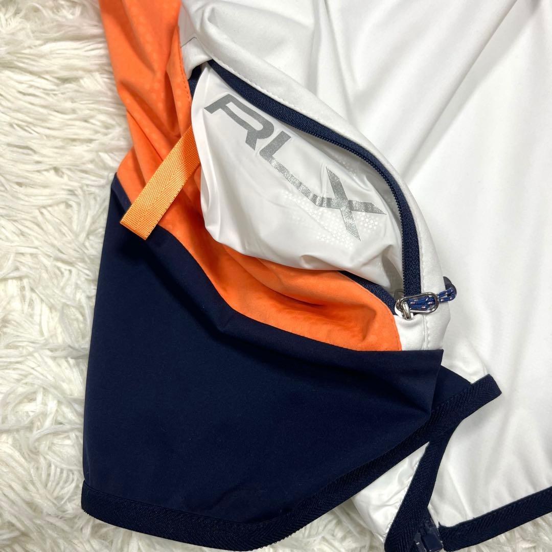 美品✨RLXラルフローレン現行QRナイロンジャケット2WAY撥水 ストレッチ M