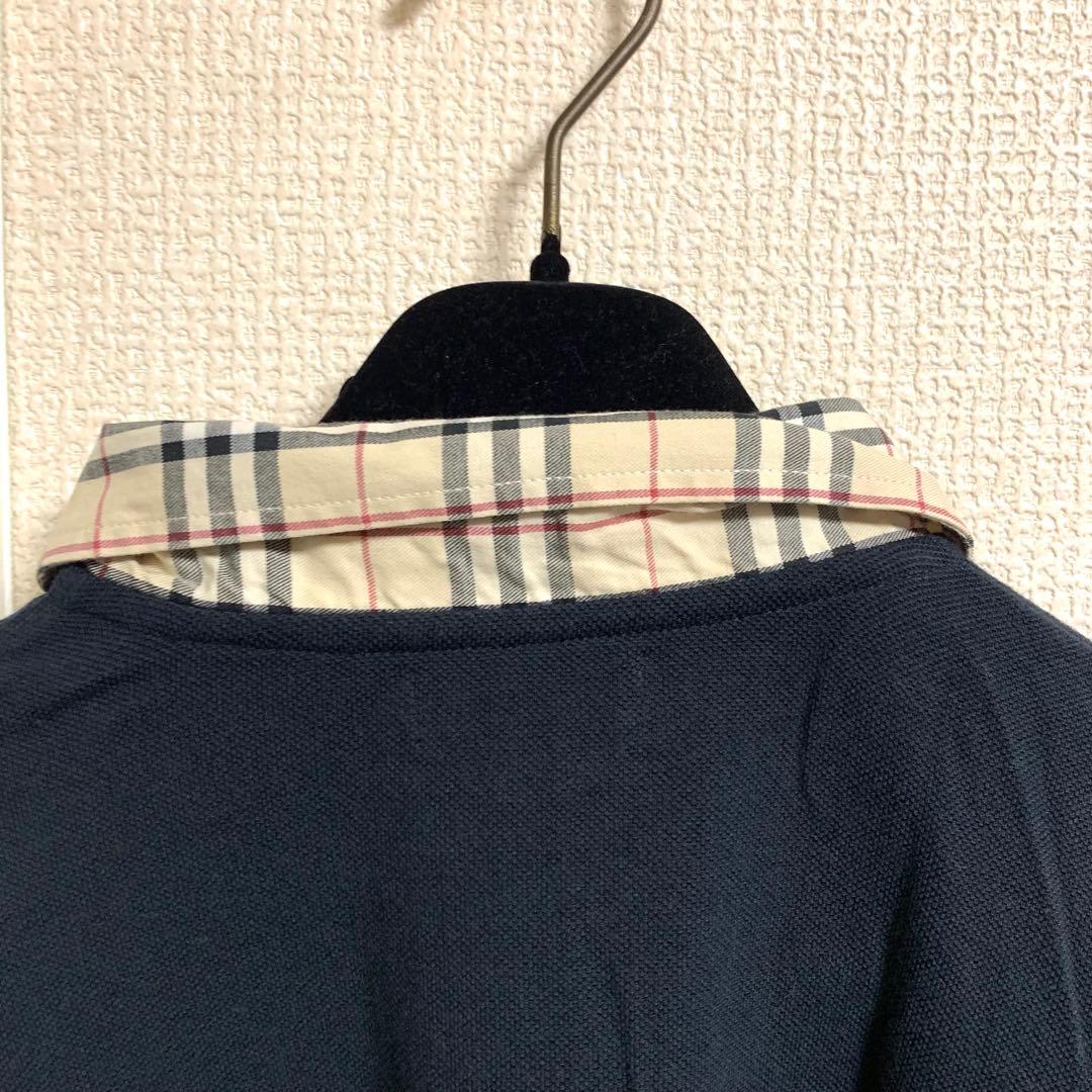 BURBERRYロンドン♦ノバチェック半袖ポロシャツ♦Mサイズ良品