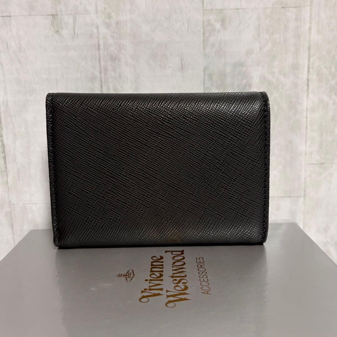 【ラスト】Vivienne Westwood3つ折り財布 / エレガントブラック