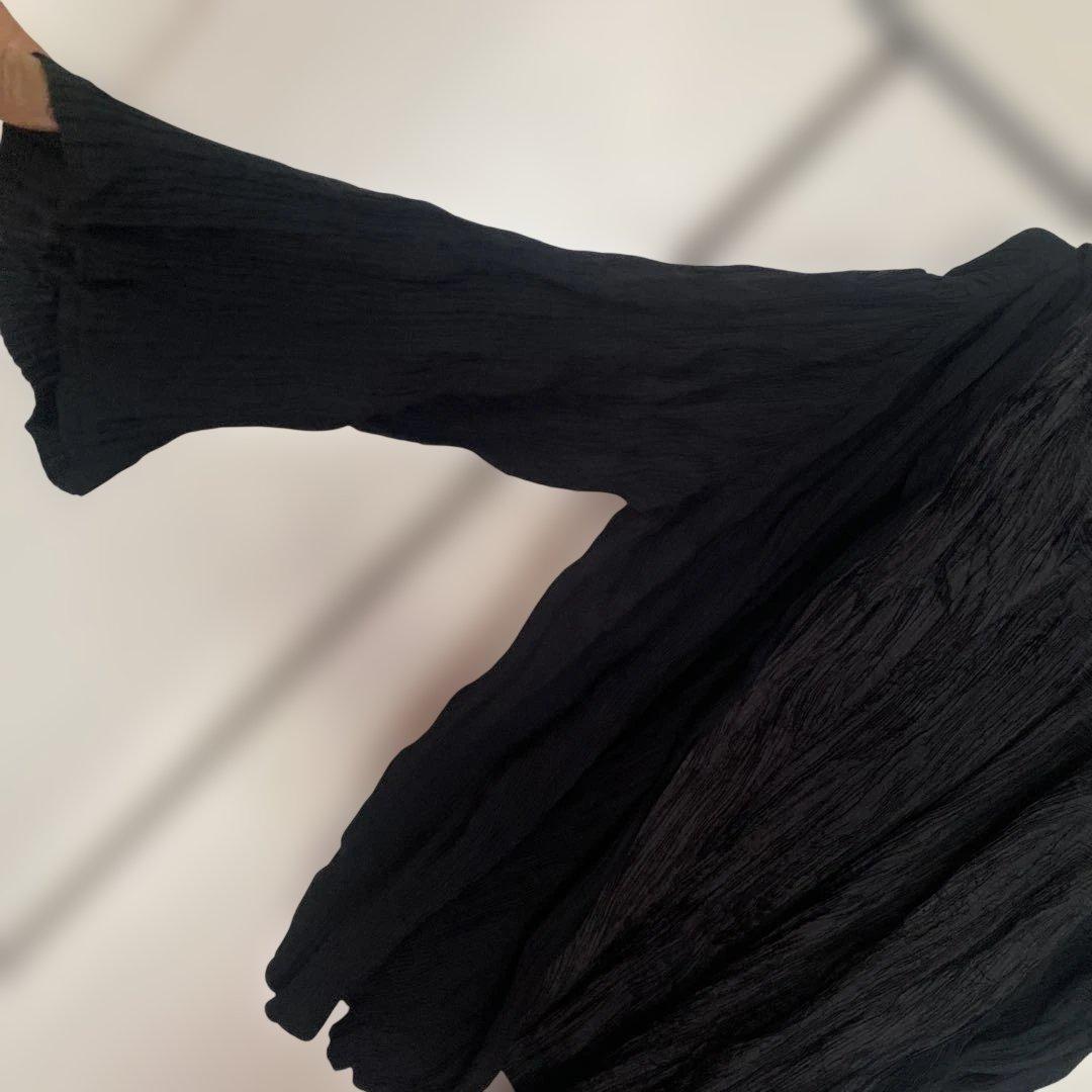 ISSEY MIYAKE 黒 長袖カーディガン