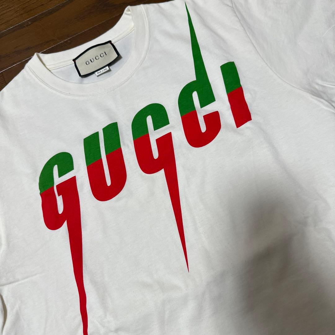 GUCCI ロゴプリント Tシャツ ホワイト
