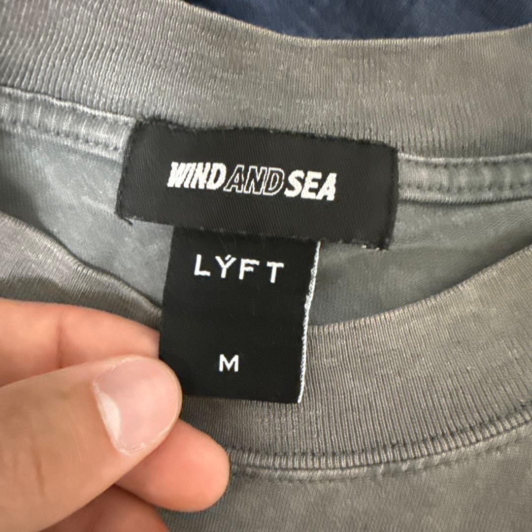 WIND AND SEA LYFT グレー Tシャツ M