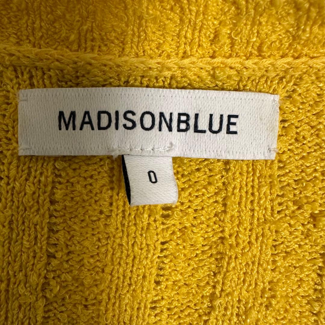 美品【MADISONBLUE】 マディソンブルー 0 ニット カーディガン