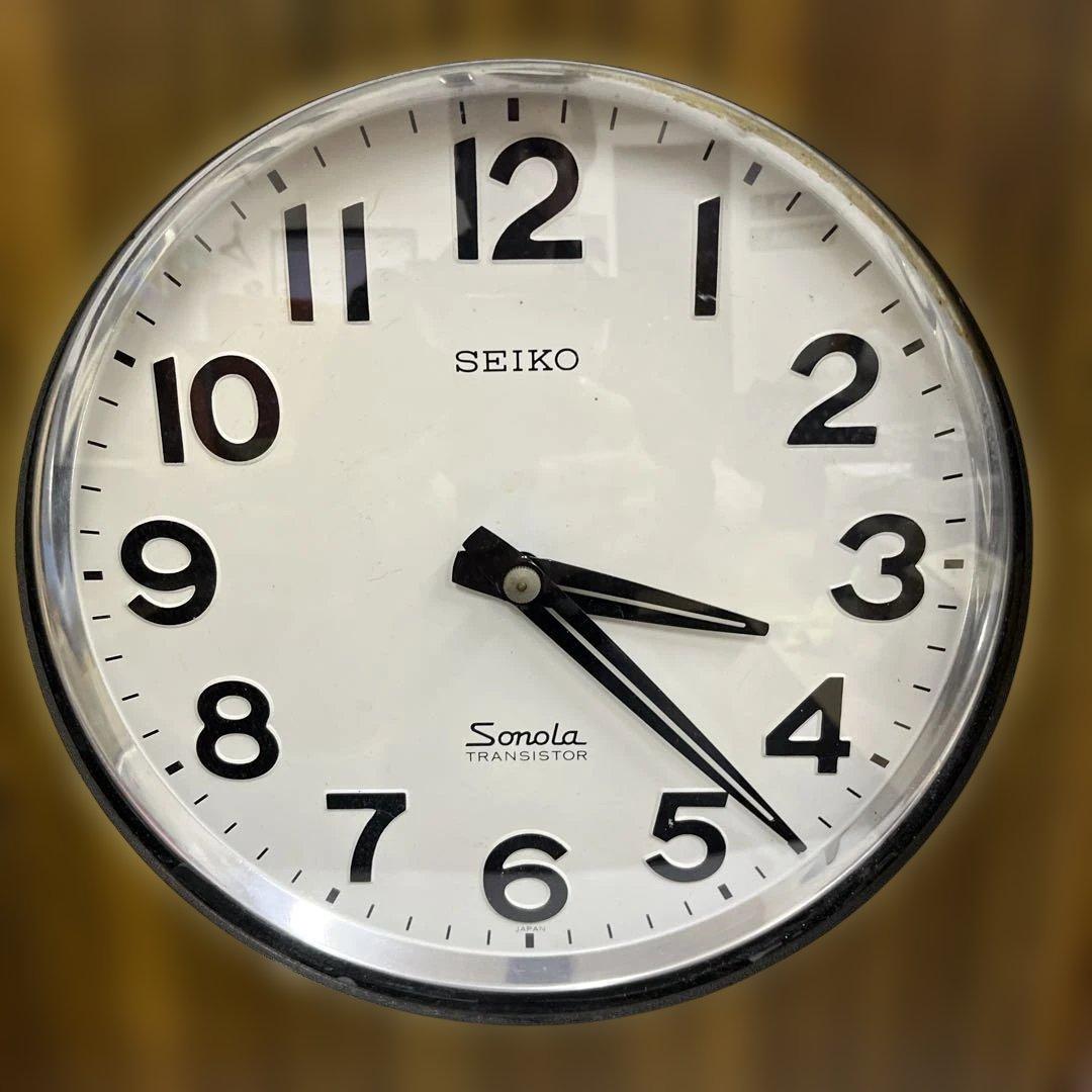 セイコー　ソノーラ　昭和 古時計　掛時計　当時物　SEIKO 昭和レトロ