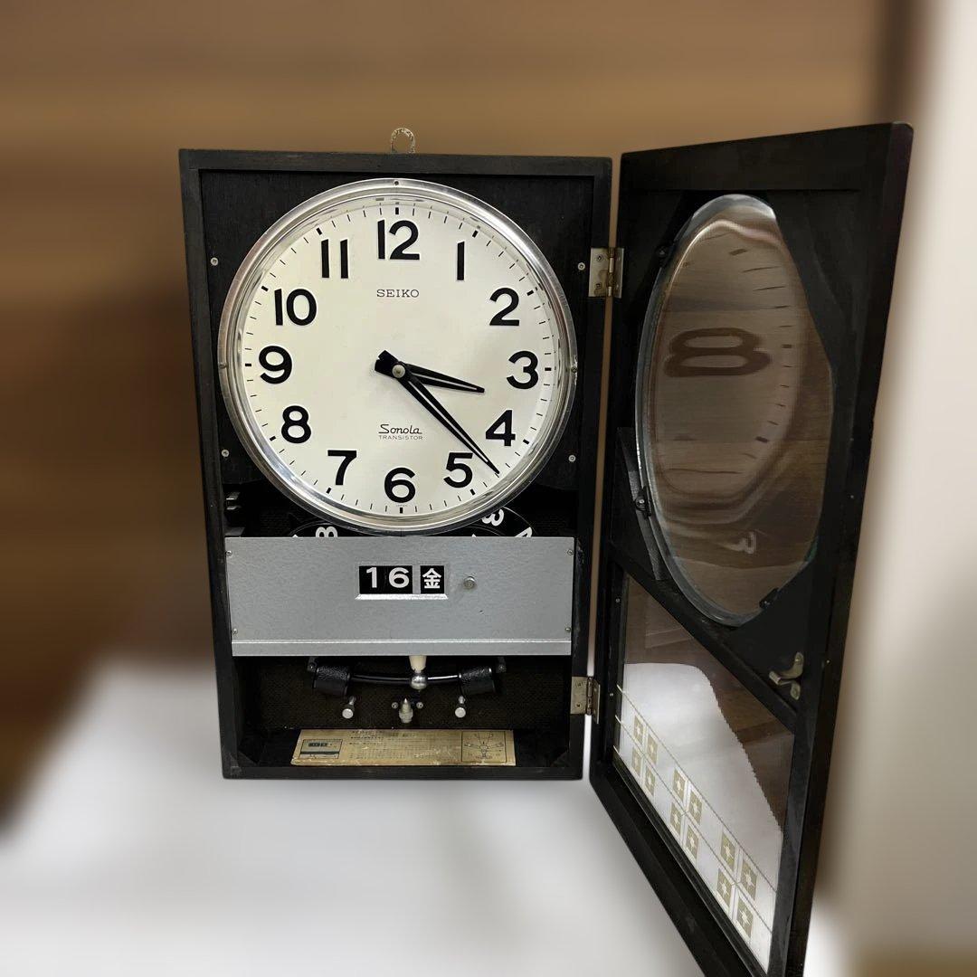 セイコー　ソノーラ　昭和 古時計　掛時計　当時物　SEIKO 昭和レトロ