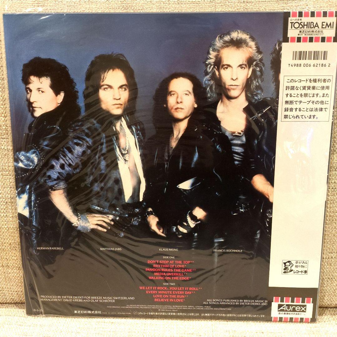 SCORPIONS Savage Amusement レコード 帯付き