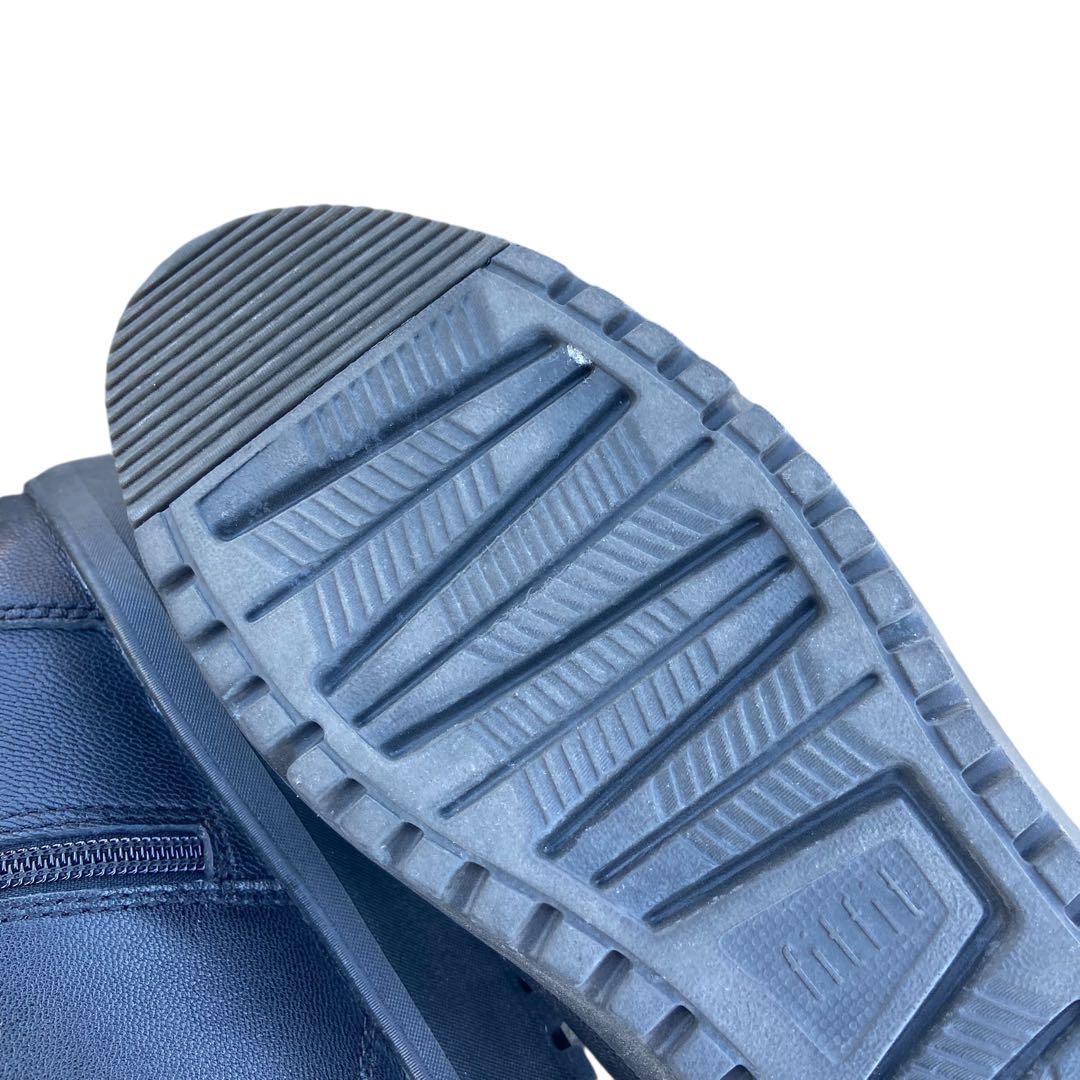 【fitfit】 美品　ブーツ　黒　24.5cm 厚底　サイドジップ　希少