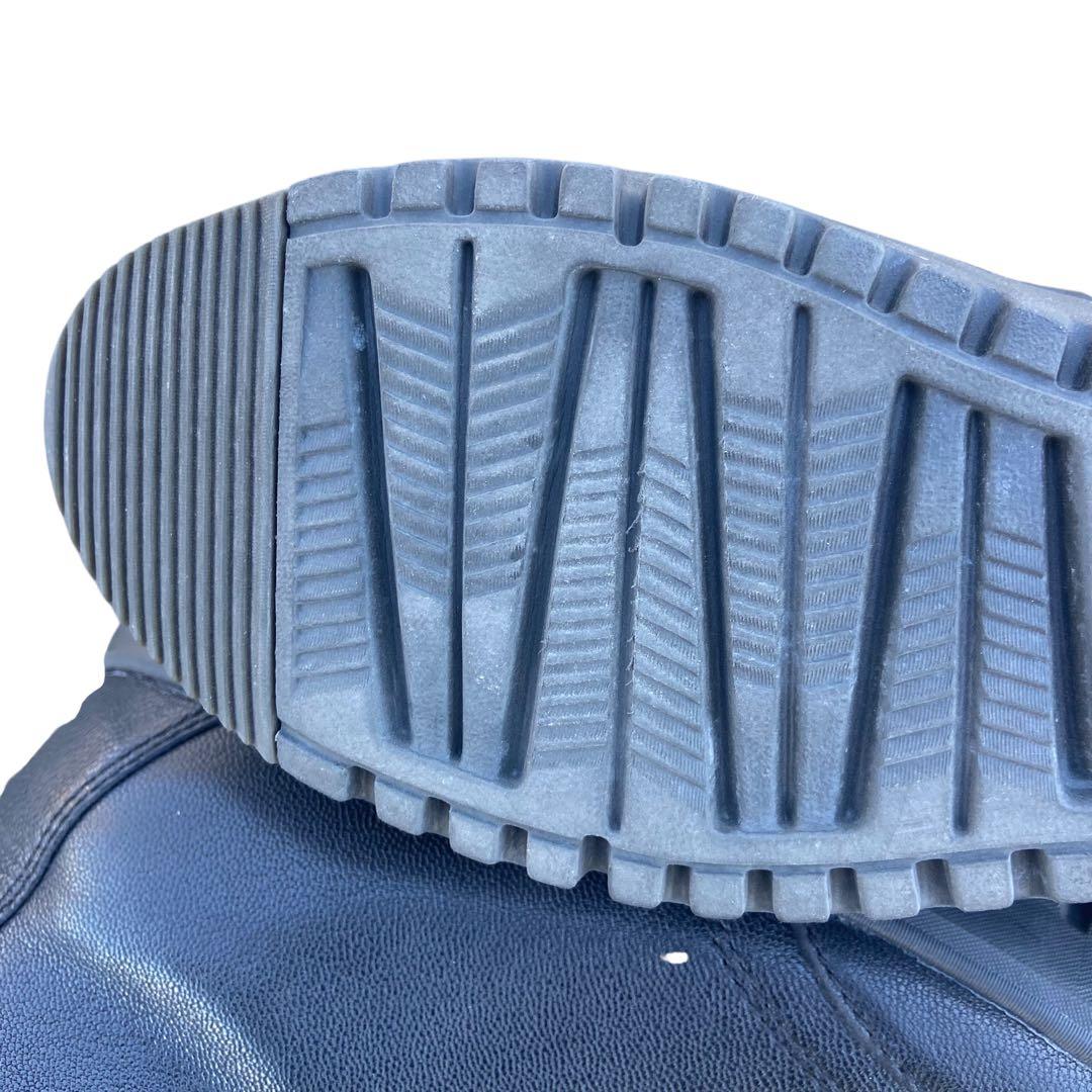 【fitfit】 美品　ブーツ　黒　24.5cm 厚底　サイドジップ　希少