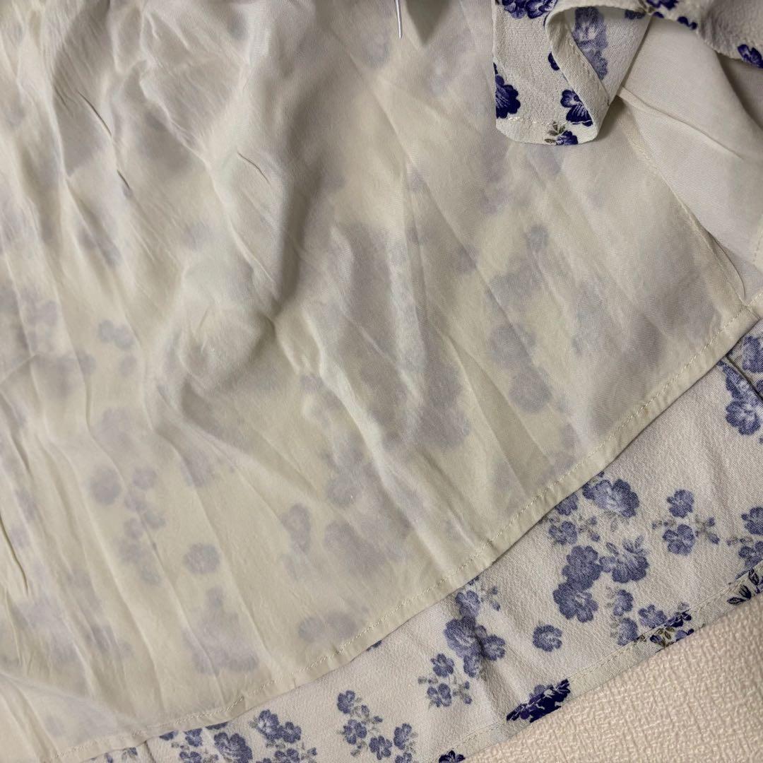 Rouje Paris フラワーワンピース　ブルー