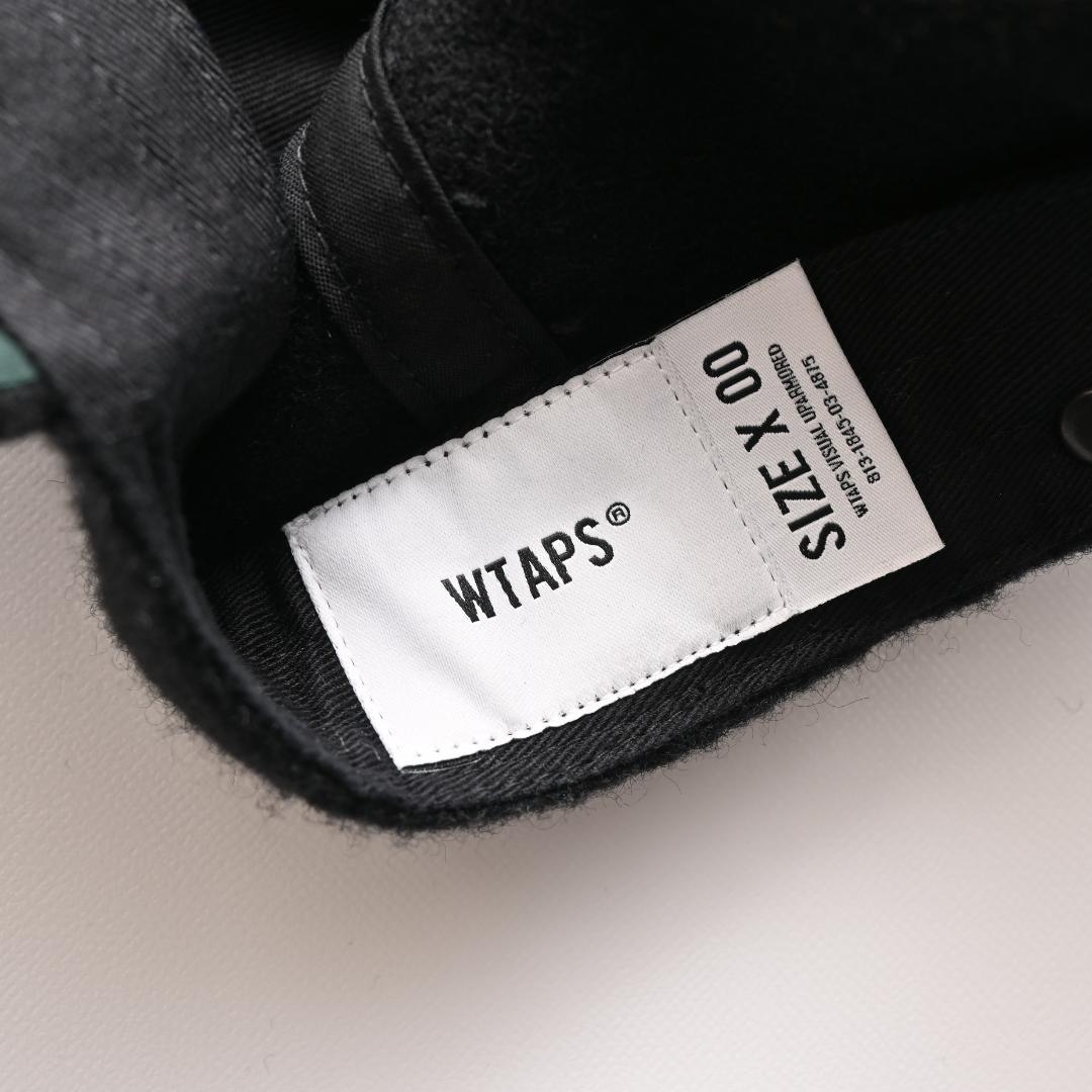 ふ*が様 WTAPS ダブルタップス T-6M 05 ウール キャップ ブラック