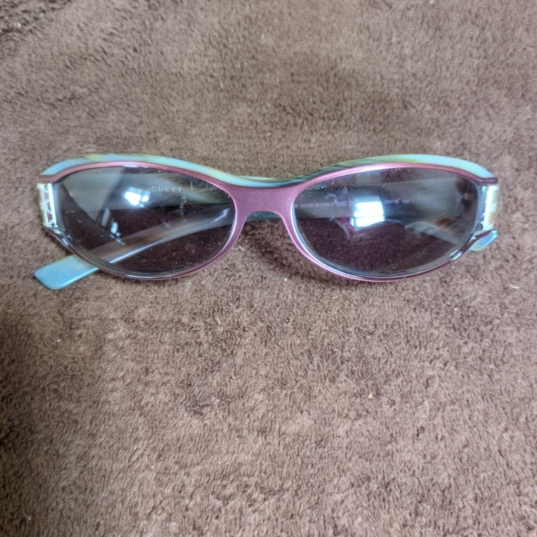 美品♡GUCCI サングラス マルーン スリムフレーム