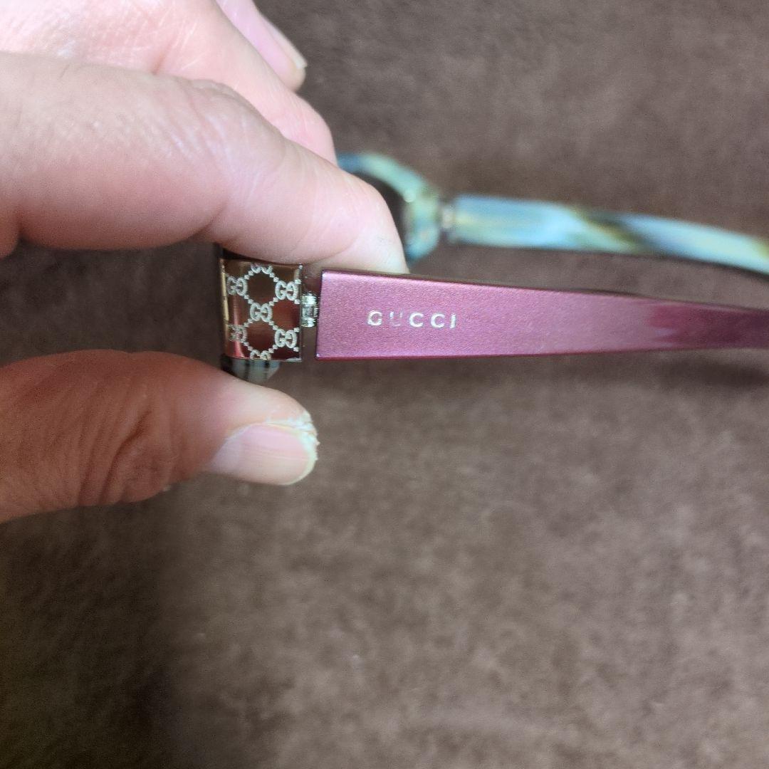 美品♡GUCCI サングラス マルーン スリムフレーム