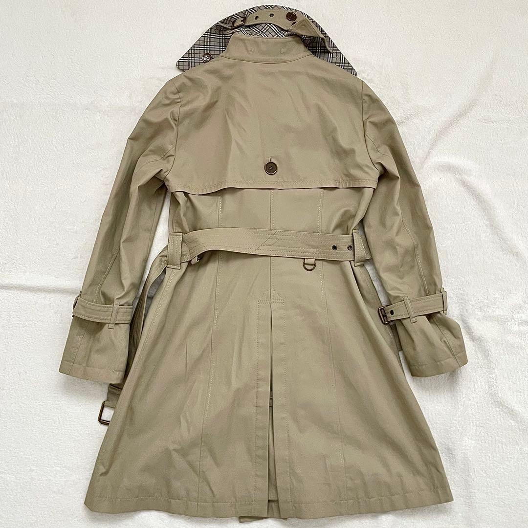 美品 BURBERRY BLUE LABEL トレンチコート ノバチェック 38
