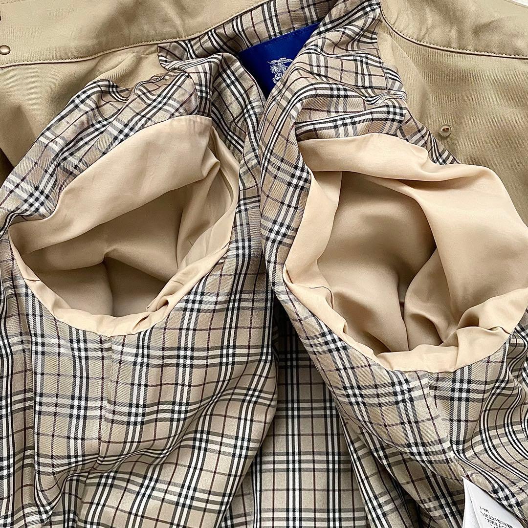 美品 BURBERRY BLUE LABEL トレンチコート ノバチェック 38