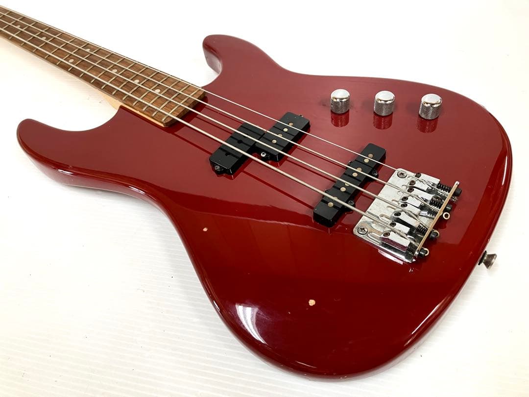 れ*い様 ◆BUSKER'S バスカーズ◆エレキベース 赤 中古動作品