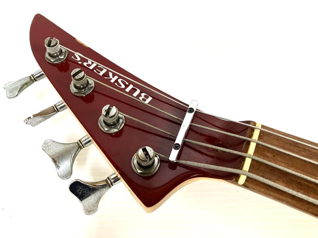 れ*い様 ◆BUSKER'S バスカーズ◆エレキベース 赤 中古動作品