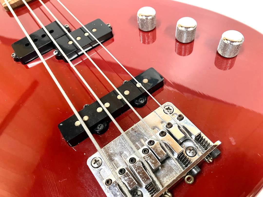 れ*い様 ◆BUSKER'S バスカーズ◆エレキベース 赤 中古動作品