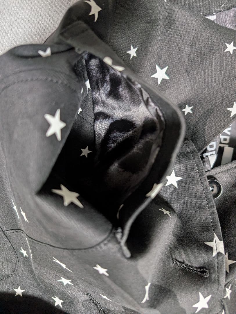 【uniform experimet×Fragment】スターカモジャケット黒