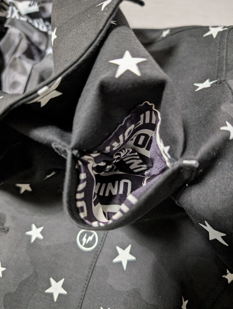 【uniform experimet×Fragment】スターカモジャケット黒