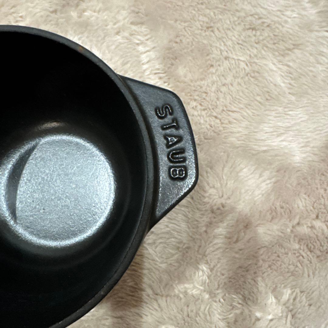 STAUB 鋳鉄製 ブラック ココット　デ　 ゴハン12㎝