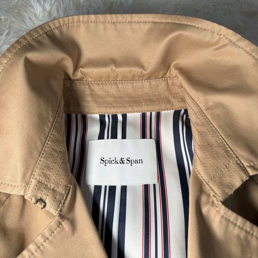【美品】スピック＆スパン Spick&Spanベージュ トレンチコート 38