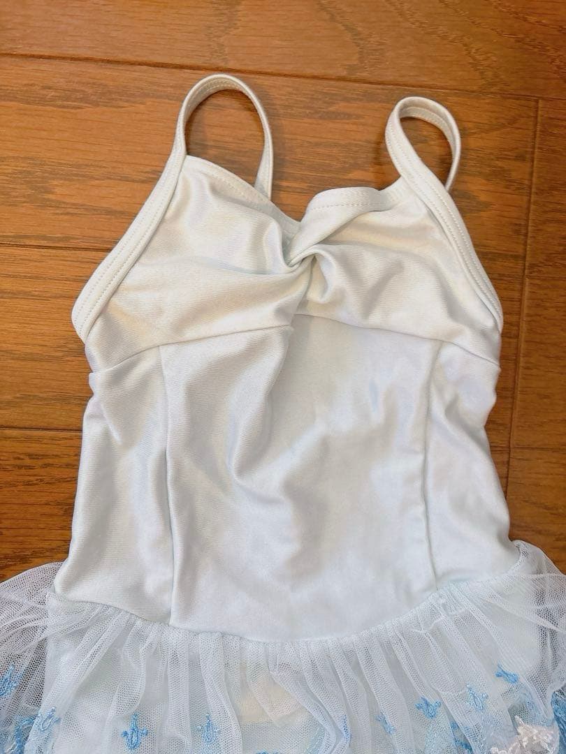 【美品♡】チャコット　キッズバレエレオタード 0002　ベビーブルー