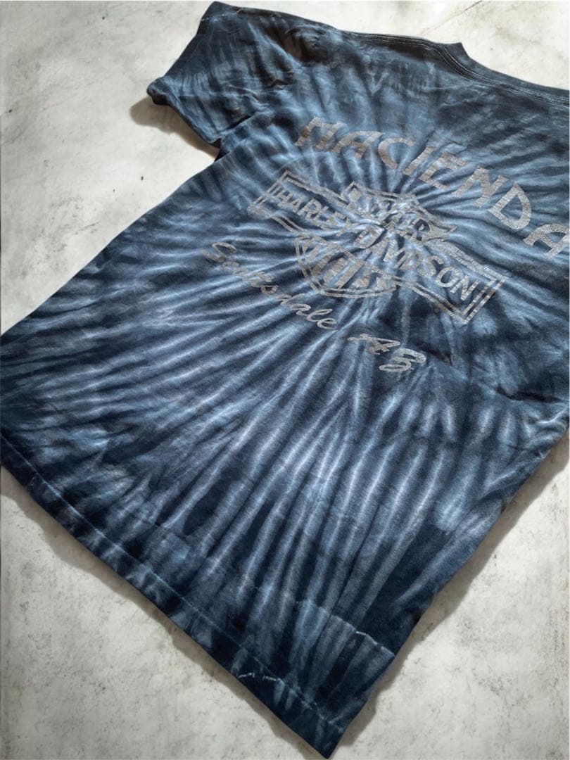 ハーレーダビッドソン USA製タイダイ柄 Tシャツ シングルステッチ