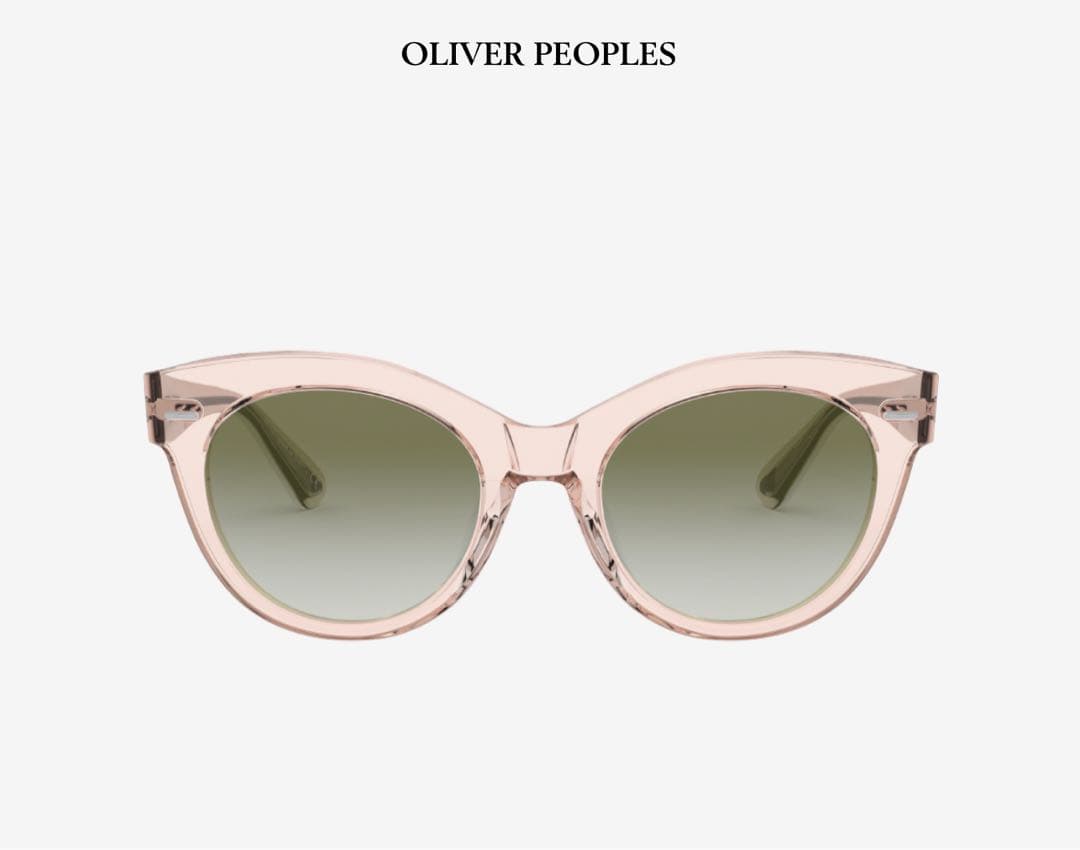 美品 OLIVER PEOPLE クリアフレーム　サングラス