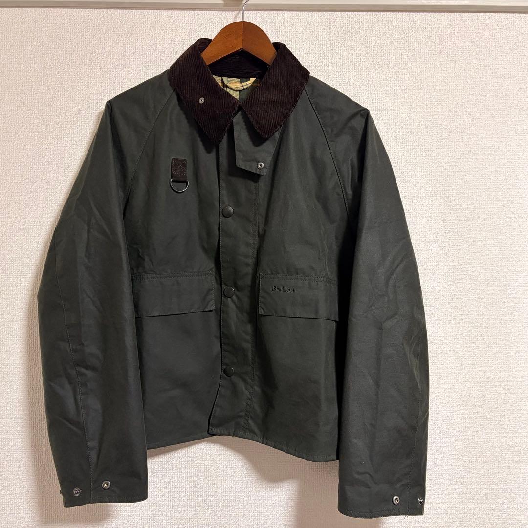 40 サイズ barbour spey バブアー スペイ l ワックス wax
