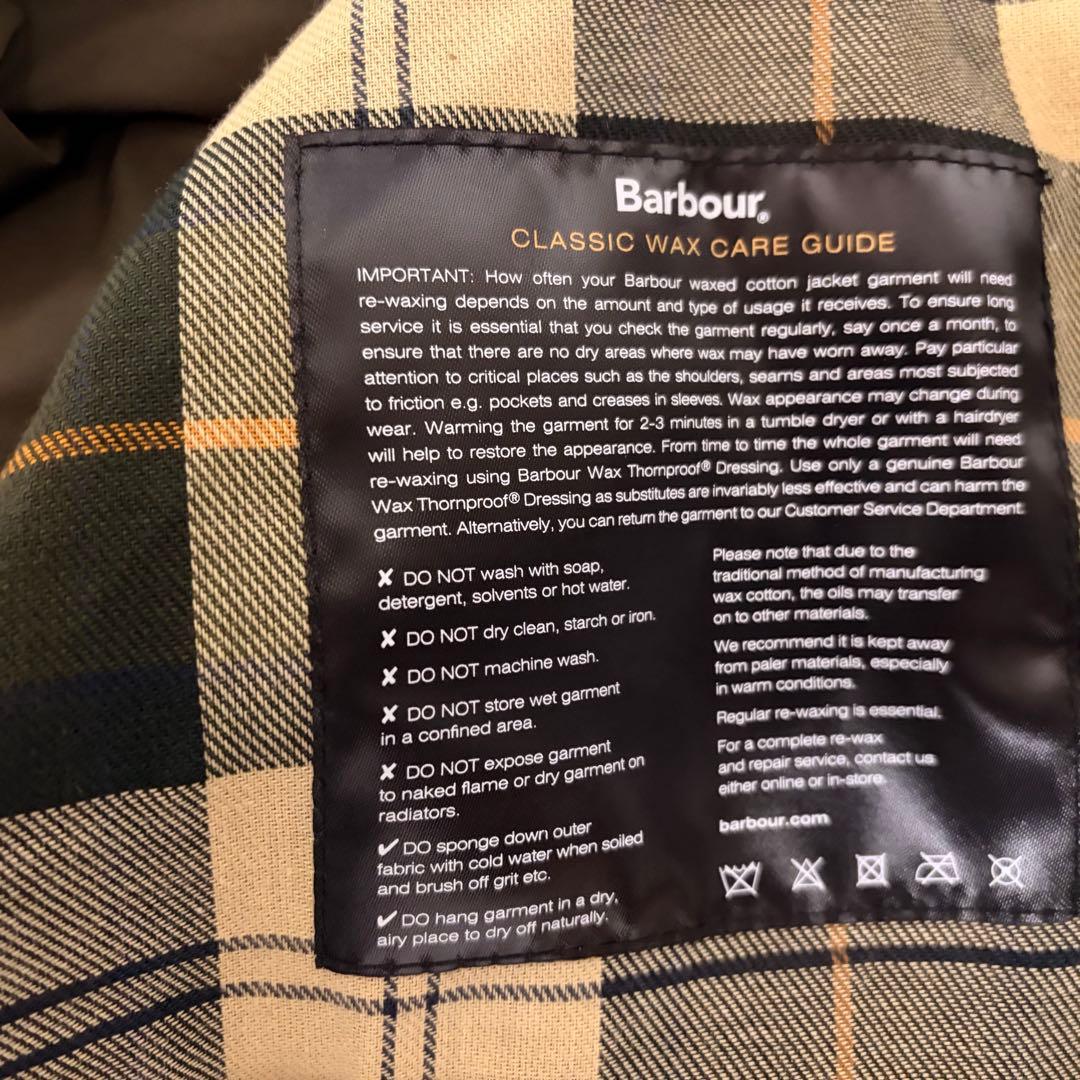 40 サイズ barbour spey バブアー スペイ l ワックス wax