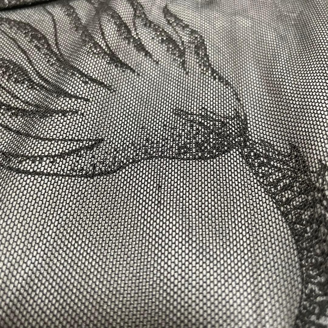 ozz croce♦︎ドラゴン柄キャミソール メッシュ重ね