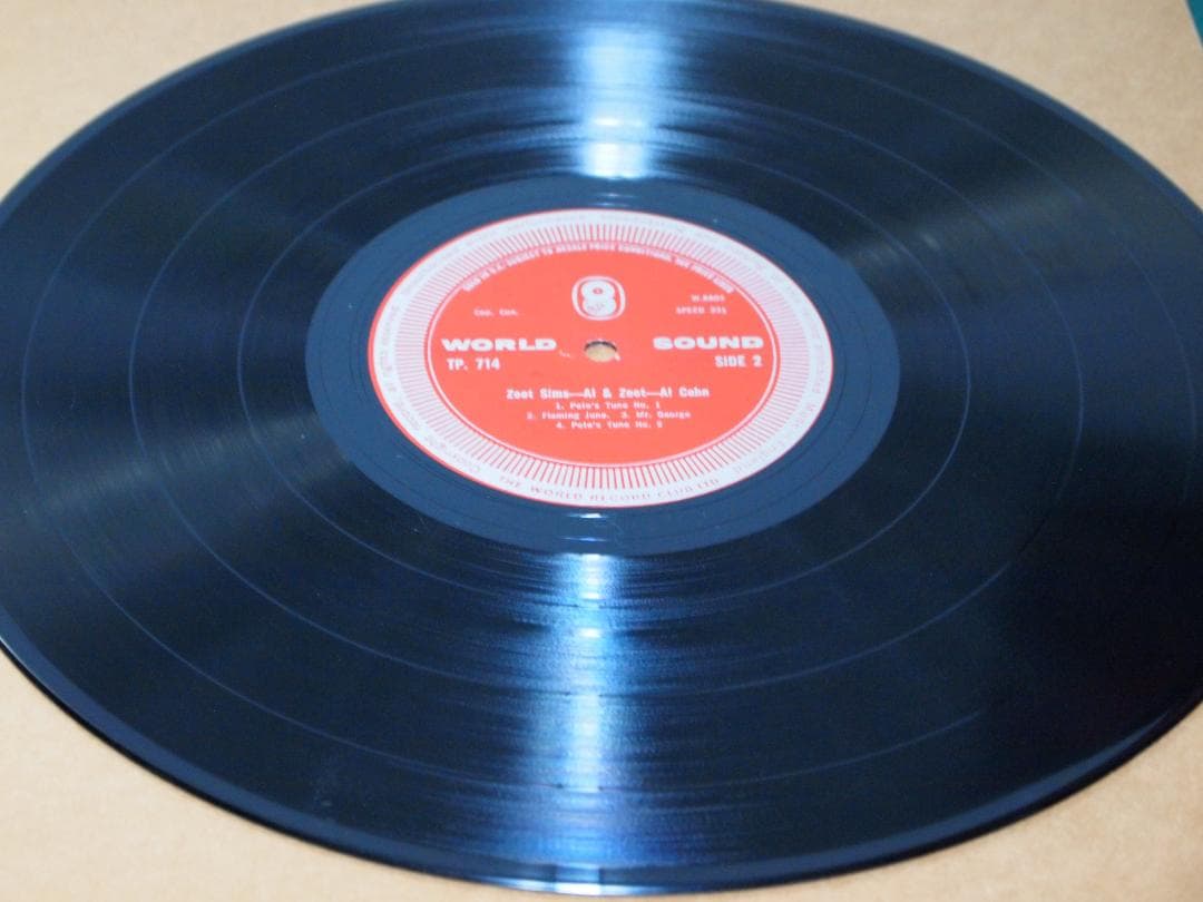 洋楽 AL & ZOOT IN LONDON (WORLD RECORD CLUB)