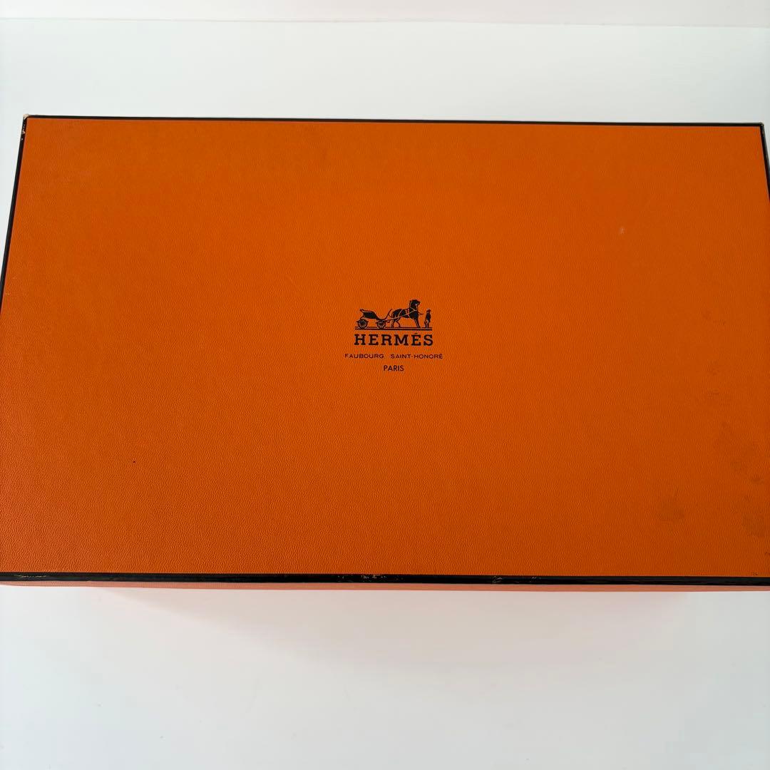 HERMES エルメス H金具ビジネスシューズ ローファー　39ハーフ