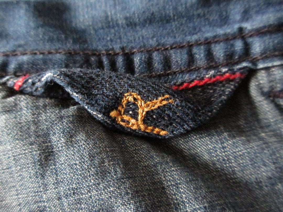 ★美品45R【ライトオンス】デニムベイカーパンツ2日本製