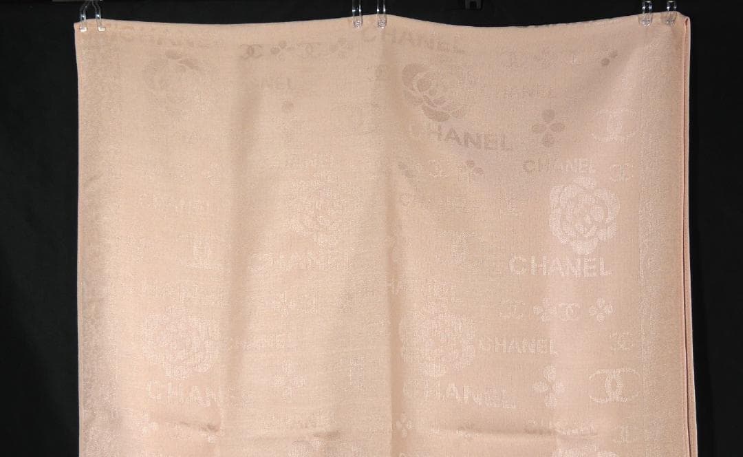 シャネル CHANEL カシミヤ シルク ストール ココマーク D590